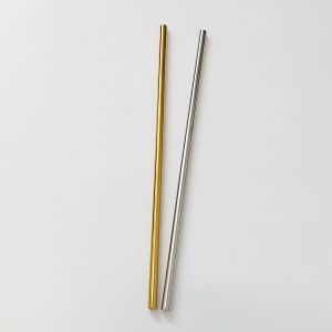 Kovová slamka rovná