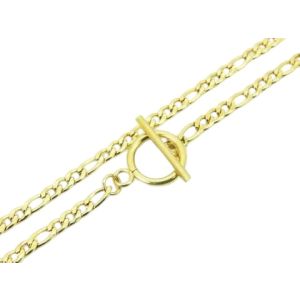 Oceľová retiazka pozlátená