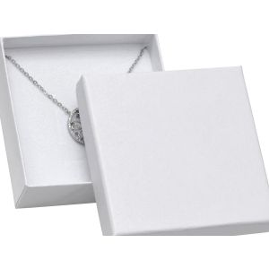 Biela papierová darčeková krabička