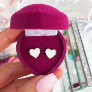 Pozlátené oceľové náušnice