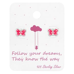 Detské strieborné náušnice