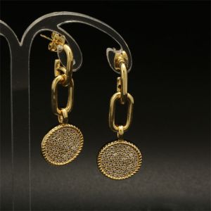 Dámske pozlátené náušnice