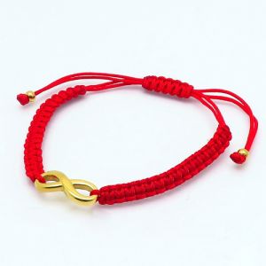 Dámsky pletený oceľový náramok nekonečno 