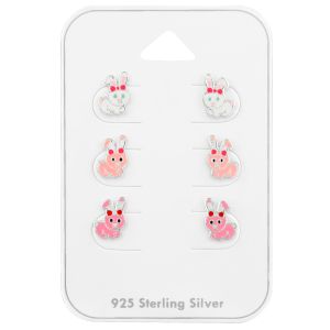 Detský set náušníc zajko