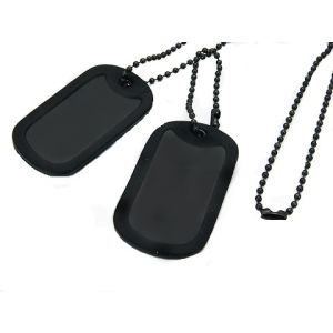 Pánsky oceľový náhrdelník army