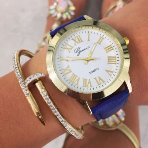 Dámske modré hodinky