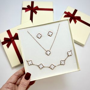 Dámska oceľová súprava s krabičkou 