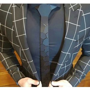 Čierna akrylová kravata