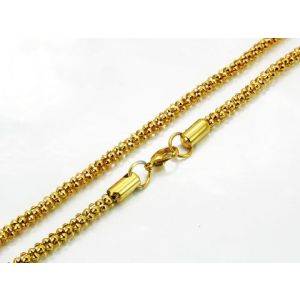 Oceľová pozlátená retiazka 